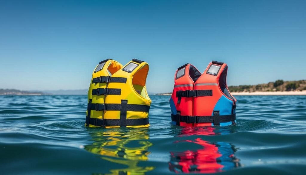 Life Jackets with Auto-Activated Light